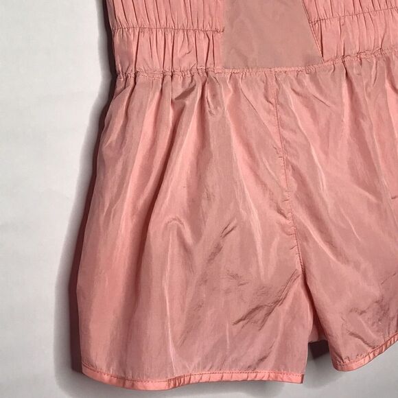 Free People Shorts Womens Size L Pink Peach Lined Running The Way Home Movement - Picture 8 of 9